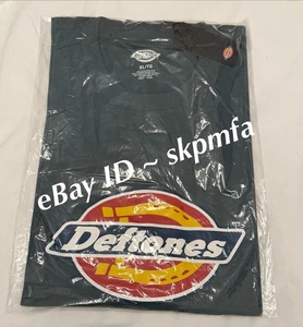 Camicia DEFTONES X Dickies verde XL 💯 merce ufficiale NUOVA X-Large nuova con etichetta - Foto 1 di 1