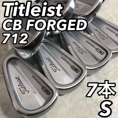 Titleist CB FORGED 712 Irons #4-9,Pw(7Clubs)/NSPRO MODUS3/Flex:Stiff - Image 1 of 4