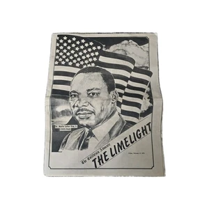 Vintage The California Advocate The Limelight Dr. Martin Luther King Jr. 17/02/78 - Foto 1 di 8