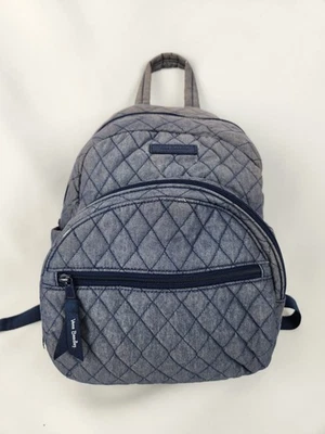 Vera Bradley Lighten Up Compact Backpack Mini Bag Shoulder Quilted Floral - Image 1 of 4