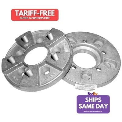 Trans-Dapt 7071, 2 Pack Natural Aluminum Wheel Adapte Fits rs 5 On 4.5 Performan - Image 1 of 4