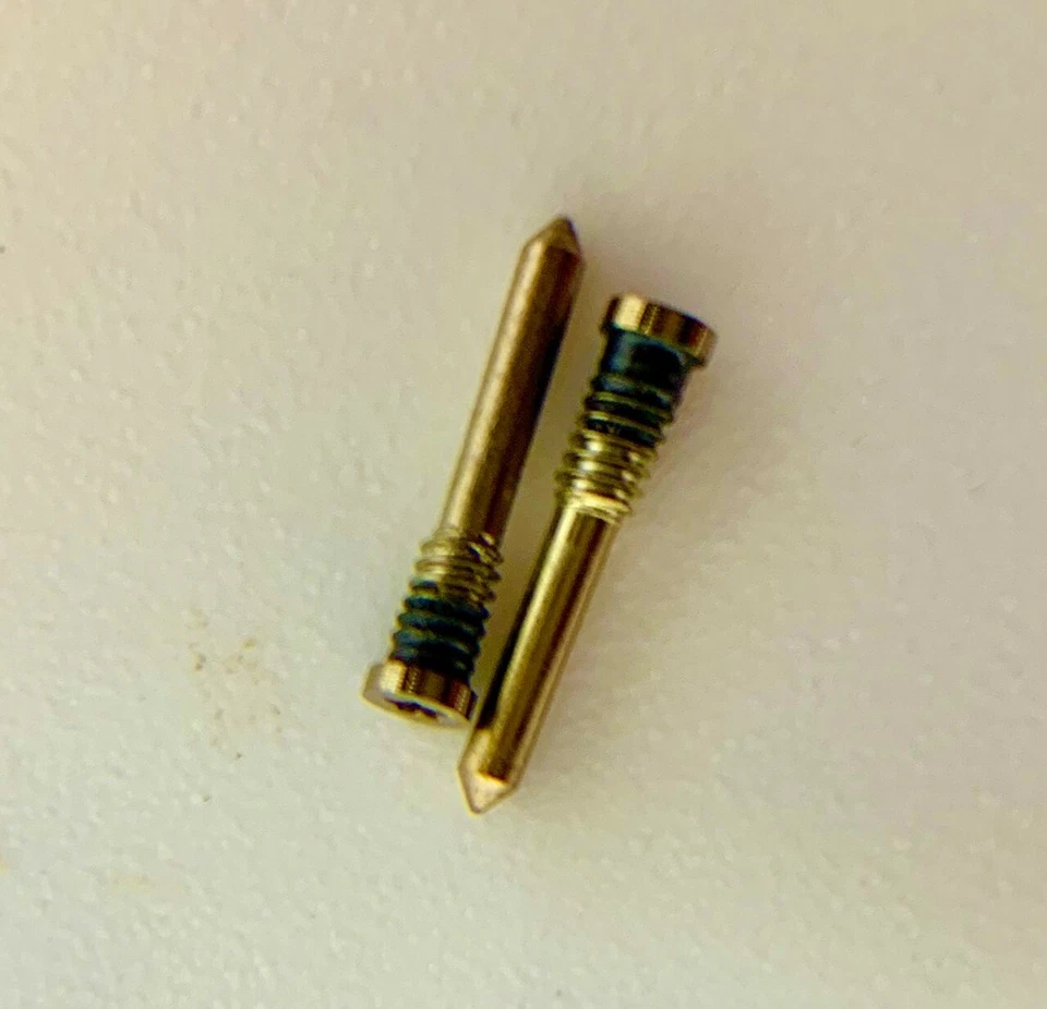 2X BOTTOM SCREWS FITS IPHONE X,XR,XS,XS MAX,11 PRO,11 PRO MAX GOLD - Image 1 of 1