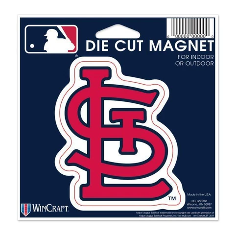 St Louis Cardinals 4.5" x 6" Die Cut Logo Magnet [NEW] MLB Car Truck Fridge Auto Cover