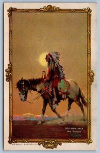 1914  Postcard Doe Wah Jack The Scout Stove Advertising Dowagiac Michigan MI - Picture 1 of 2