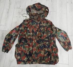 Militärjacke, Kampfparka M70 Alpenflage, Gr. EU 52, 1972, Neu, Schweizer Armee - Bild 1 von 21