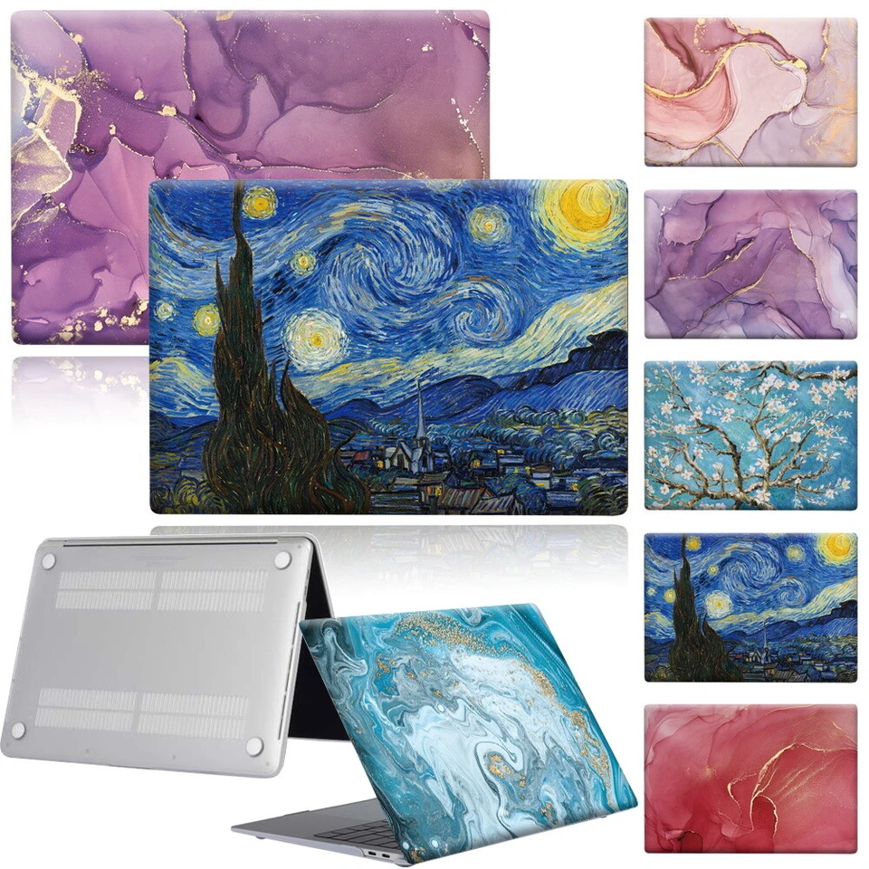 Printed Hard Shell Cover Case - For Apple MacBook Pro 13" 15" /16" A2141 Laptop