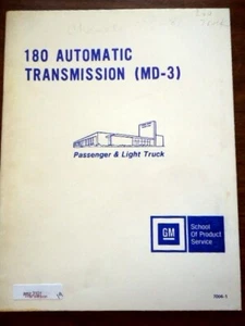 GM 180 MD-3 Automatic Transmission Principles of Operation Manual - Imagen 1 de 7