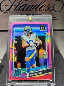 2023 Panini Donruss Optic Rated Rookie Puka Nacua #238 SP Pink Holo Prizm - Bild 1 von 2