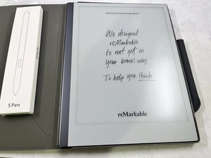 reMarkable 2 Bundle | reMarkable 2 Paper Tablet & Generic Marker & Folio BLACK - Afbeelding 1 van 6