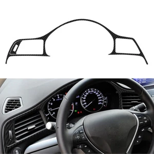 2PCS Carbon Fiber Speedometer Frame Cover Trim For ACURA ILX 2016-22 - Foto 1 di 13