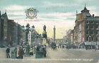 PC60660 O Connells Street and Bridge. Showing O Connells Monument. Dublin. Chas