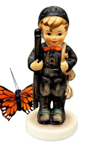 Goebel Boy & Ladder Figurine Hummel  - Picture 1 of 9