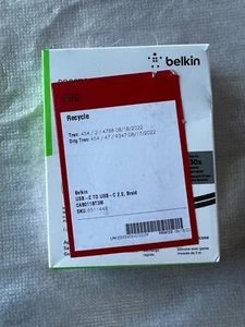 NEW Belkin BoostCharge Pro Flex USB-C Cable W/USB-C Connector Cable + Strap 10FT - Picture 1 of 2