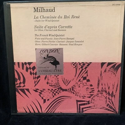MILHAUD La Cheminee & Suite FRENCH WIND QUINTET - L'OISEAU-LYRE 10-inch UK BOX - Image 1 of 4