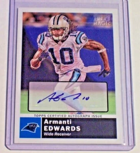 2010 Topps Magic Rookie Autograph Armanti Edwards Panthers Appalachian State XFL - Picture 1 of 1