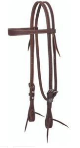 Weaver Plains Indian Designer Hardware Working Tack Straight Browband Headstall - Picture 1 of 7