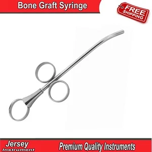 Dental Bone Graft Syringe Curved Surgical Implant Sinus Lift Grafting Instrument - Picture 1 of 5