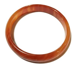 ROT NATUR JADE ARMREIF ARMBAND 62mm Durchmesser kleine GRÖSSE GESCHENKBOX BERNSTEIN ACHAT - Bild 1 von 1