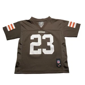 NFL Team Apparel Kids Cleveland Browns Football Jersey #23 Joe Haden Sz M 5-6 - Picture 1 of 9