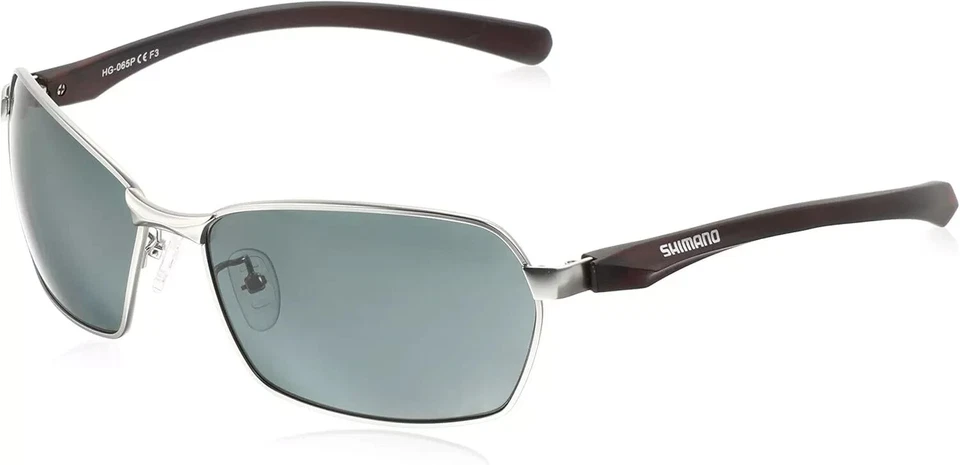 Shimano Metal Fishing Glass Pc Gross Silver Transparent Hg-065P Brown Smoke - Image 1 of 1