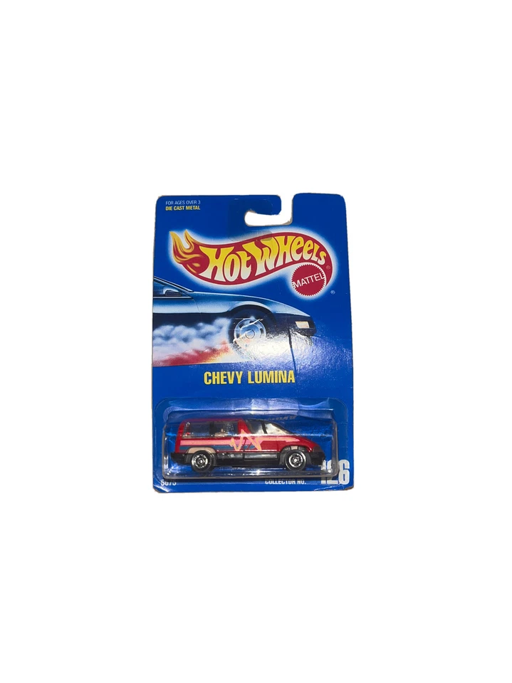 Hot Wheels Chevy Lumina #126 Blue Card 1991 Graphics #5675 Unopened NIP - Image 1 of 3