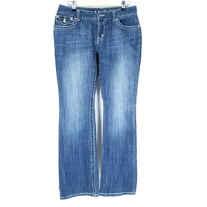 International Concept Denim Jeans Curvy Boot Leg Womens Sz 6 Bead Medium Wash   - Picture 1 of 12