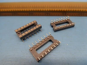 (25) MM 110-93-316-41-105000 16 PIN IC Buchse 300 MIL ZINN BLEI DIP SMT SMD LEADS - Bild 1 von 1