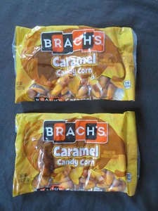 (2) Bags Of Brach's Caramel Candy Corn 8 Oz Each YUMMY! - Picture 1 of 2