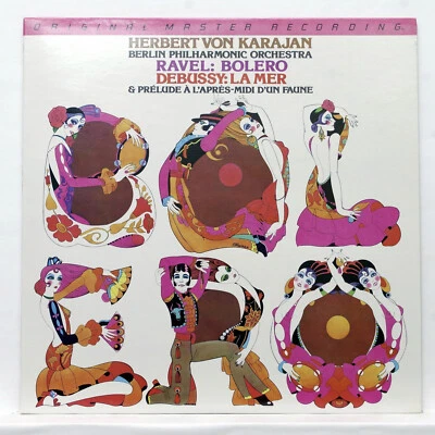 KARAJAN ⸻ RAVEL bolero ⸻ DEBUSSY la mer... ⸻ MOBILE FIDELITY MFSL1-513 LP NM - Image 1 of 2