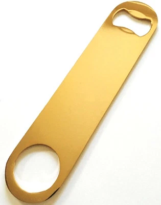 Gold Plated Speed Bottle Opener Also Known as Mamba or Popper Church Key  - Image 1 of 2