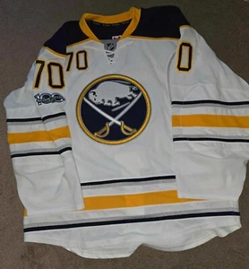 Alexander Nylander Buffalo Sabres 2016-17 Game Worn Used Trikot Matched - Bild 1 von 9