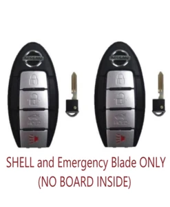 X2 NEW 4 Button Key Shell Replacement For Nissan  Fcc KR5S180144014 Models A+++ - Picture 1 of 6