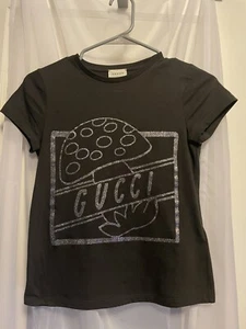Gucci Kids mushroom glitter T-shirt Size 10 - Picture 1 of 6