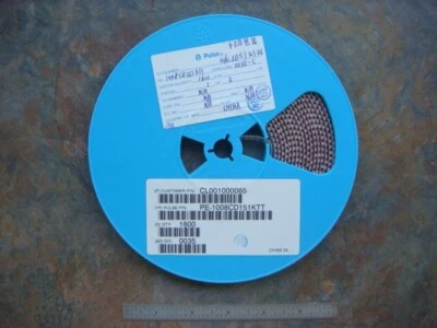 1600 piece reel 150nH smd Inductors PULSE/YAEGO PE-1008CD151KTT - NEW and UNUSED - Image 1 of 4
