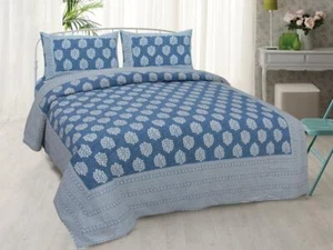 Indian Bedsheet with pillow covers - Picture 1 of 8