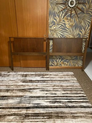 MCM Broyhill Twin Headboards (2) - Image 1 of 4