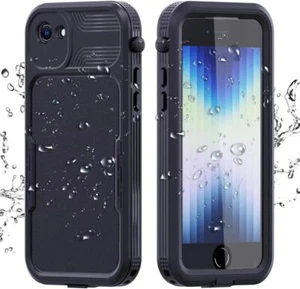 Custodia impermeabile per iPhone SE 2022 2020/8 7 resistente agli urti cover corpo intero - Foto 1 di 7