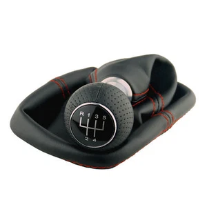 Bolsa de cambio roja palanca de cambios GTI look para VW Golf 2 3 4 Cabrio Polo 6n Passat 35i - Imagen 1 de 5