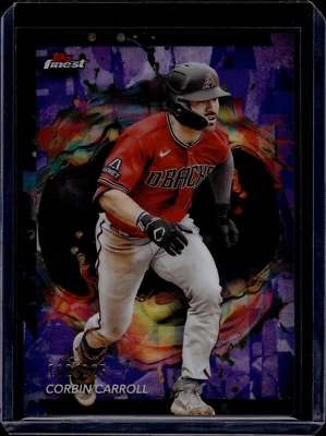 2024 Finest Purple Refractors #280 Corbin Carroll 102/125 - Image 1 of 2