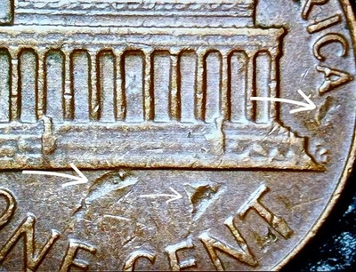 1978 Lincoln Memorial Cent With Reverse Strike Through Error - Image 1 of 4