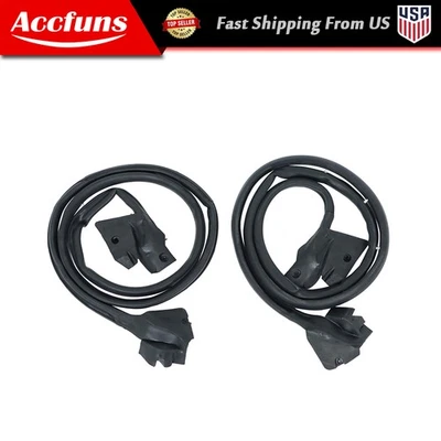 For 1978-1988 Chevy Monte Carlo Pontiac Grand Prix Gbody Door Seals Weatherstrip - Image 1 of 4
