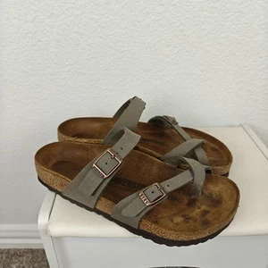Birkenstock Damen Mayari Birkibuc Sandalen in Mokka 6-6,5 normal - Bild 1 von 12