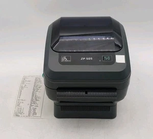 Zebra ZP 505 Thermodirekt-Etikettendrucker mit Netzteil - Bild 1 von 8