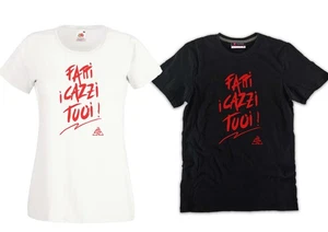 T-shirt Vasco rossi Blasco Fatti i Cazzi tuoi nera bianca uomo donna anni 80 90 - Afbeelding 1 van 17