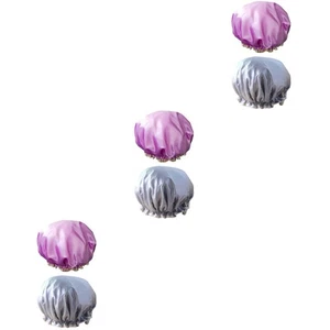  Set of 3 Duschhaube Wiederverwendbar Duschhauben Mehrweg Salonhut - Bild 1 von 12