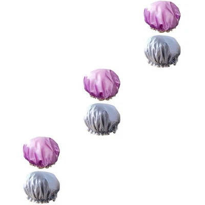  Set of 3 Duschhaube Wiederverwendbar Duschhauben Mehrweg Salonhut - Bild 1 von 4