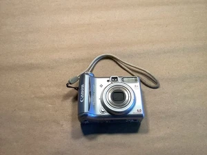 Canon PowerShot A540 6mp Digital Camera - Silver Parts Repair Read - Picture 1 of 4