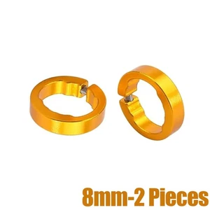 20~2Pcs Aluminum Alloy Bike Grips Fixing Ring End Lock Rings Handlebar Lock Ring - Picture 1 of 15