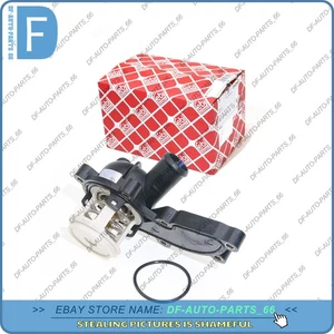 OEM Thermostat Housing Assy 06E121111G For Audi A4 B7 A6 C6 A8 D3 Q5 3.2L 2.4L - Picture 1 of 6