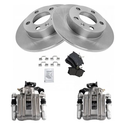 TRQ BKA19108 Disc Brake Kit For Volkswagen Beetle 1998-2010 Rear 1H0698451F - Image 1 of 4